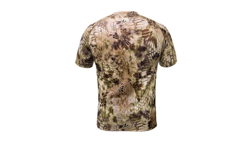Kryptek Hoplite II Merino Mens Short Sleeve Crew LW, Highlander, Small 17HOPLWSSCH3