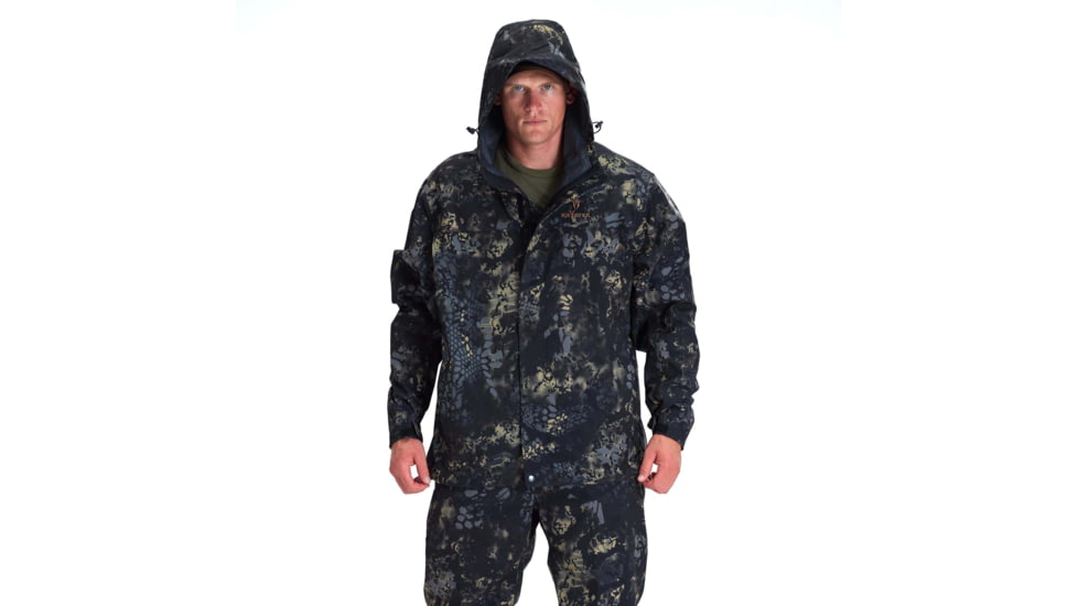 Kryptek Jupiter Rain Jacket - Mens, Obskura Nox, XL, 18JUPJNO6
