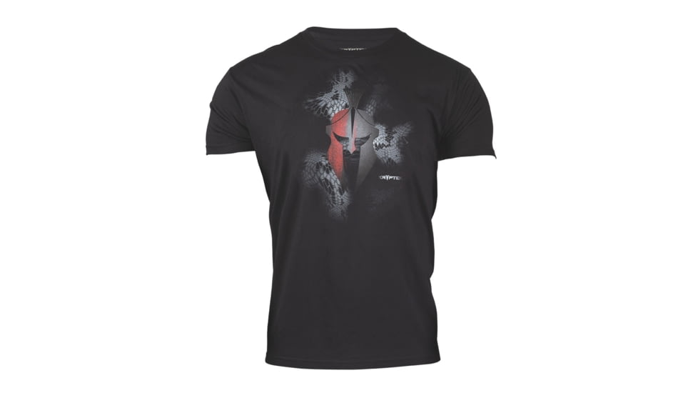 Kryptek Red Mask Tee, Black, L, 19REDMTBK5