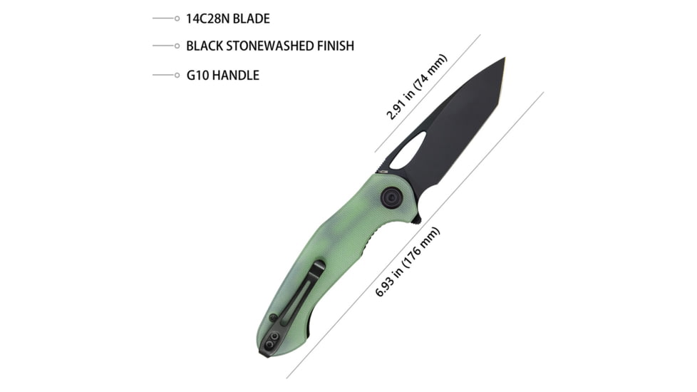 Kubey Dugu Linerlock Jade