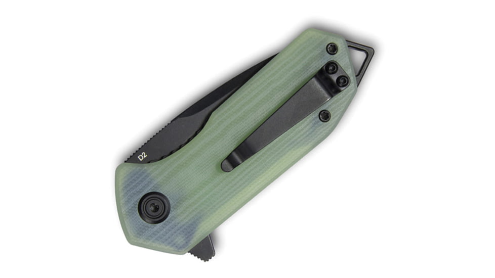 Kubey EDC Linerlock Black Jade G10