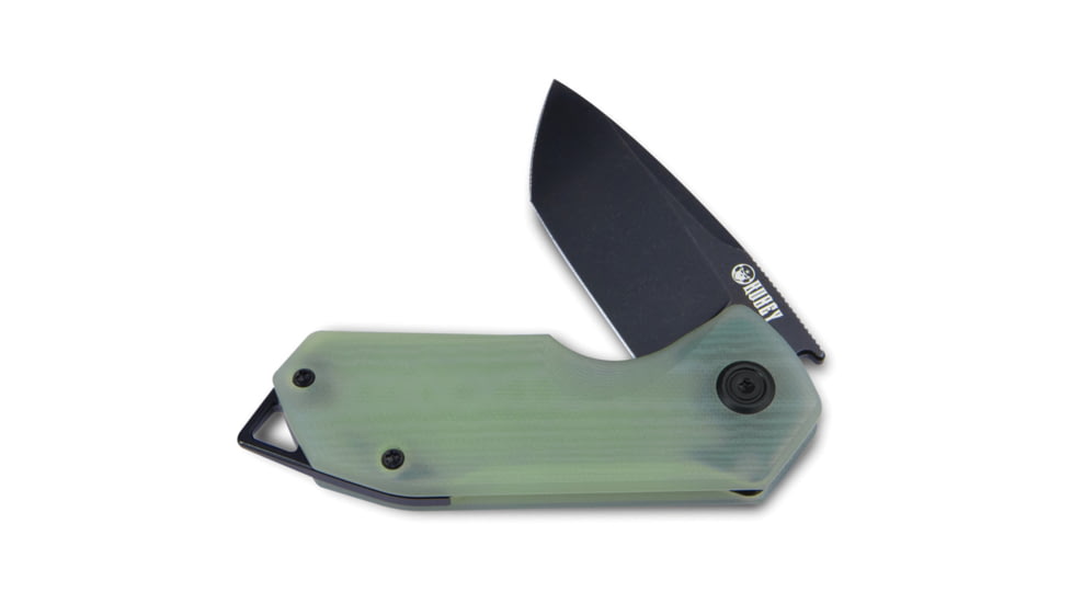 Kubey EDC Linerlock Black Jade G10