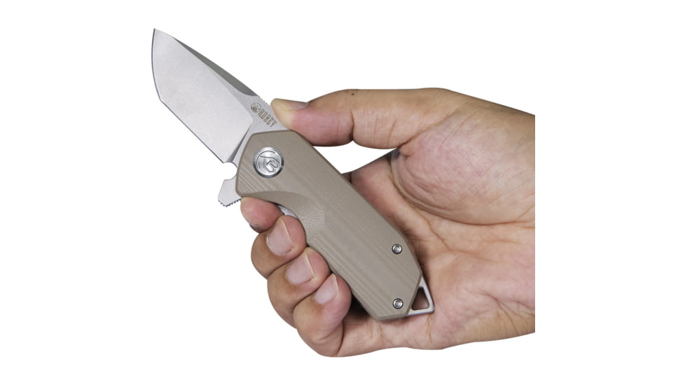 Kubey EDC Linerlock Tan