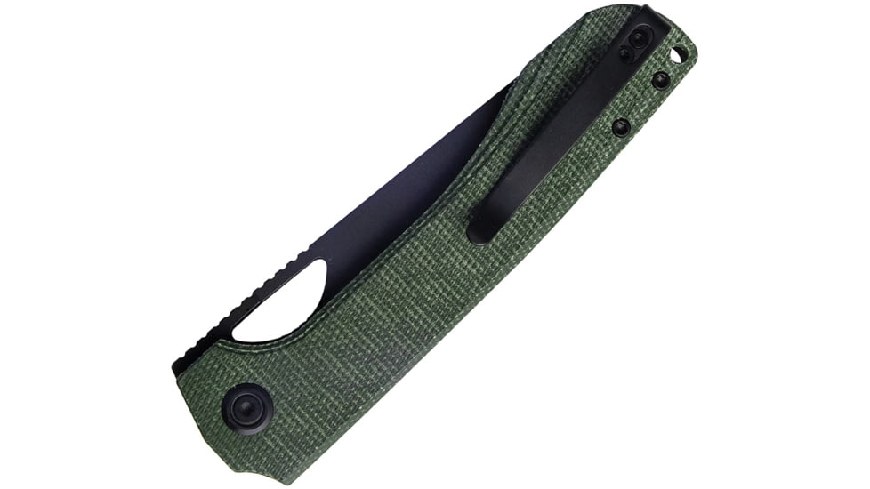 Kubey Elang. Green Micarta. BLK