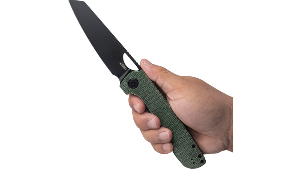 Kubey Elang. Green Micarta. BLK