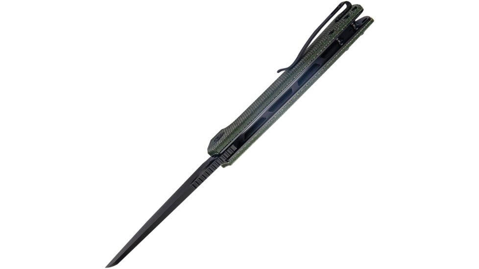 Kubey Elang. Green Micarta. BLK