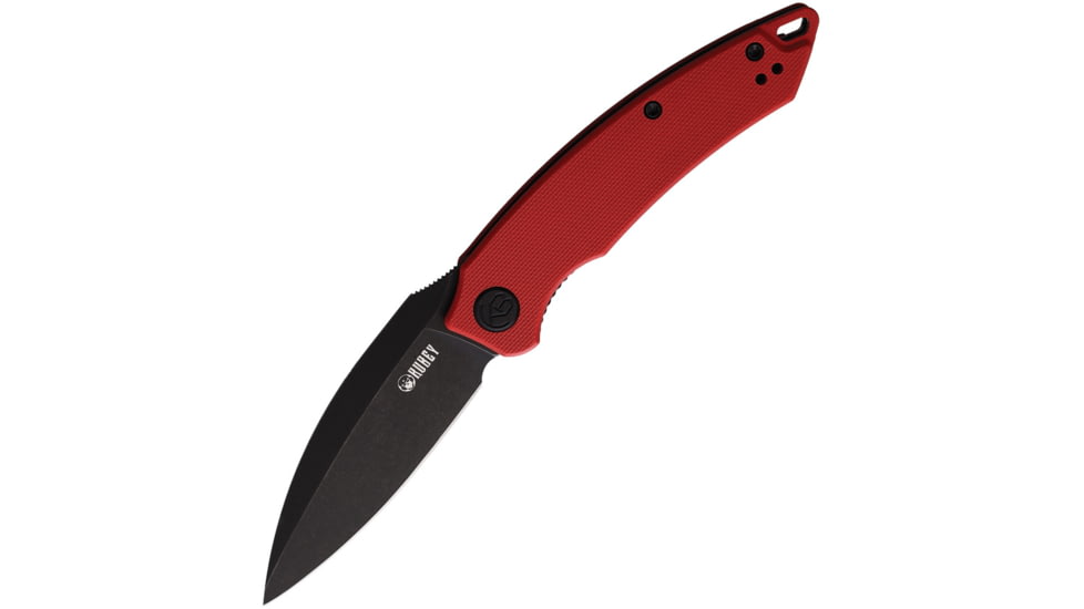 Kubey Leaf Linerlock Red