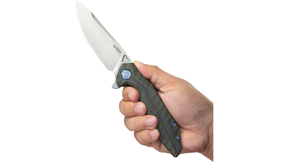Kubey Nova Framelock Flame Titanium