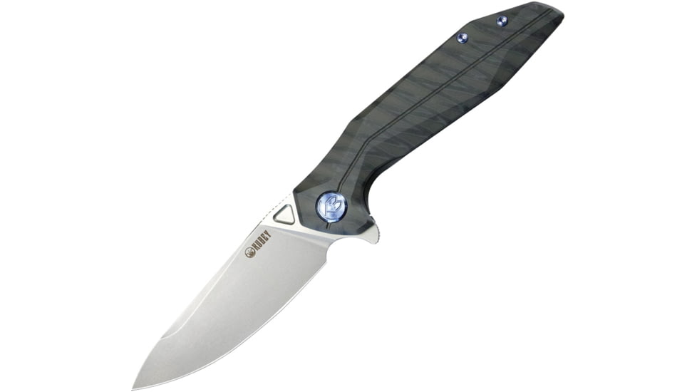 Kubey Nova Framelock Flame Titanium