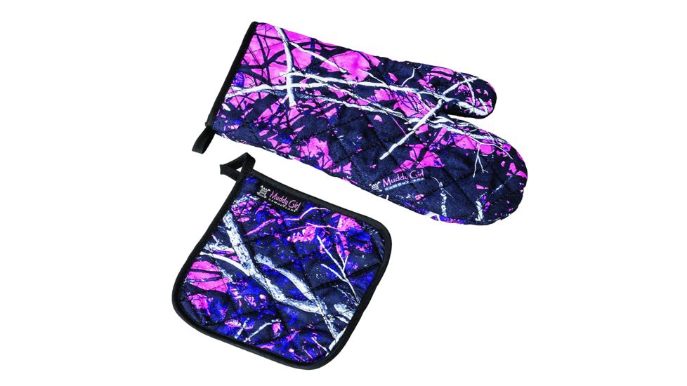 Utica Moonshine Camo Series Pot Holder/Oven Mitt, Muddy Girl Camo, 20-M017