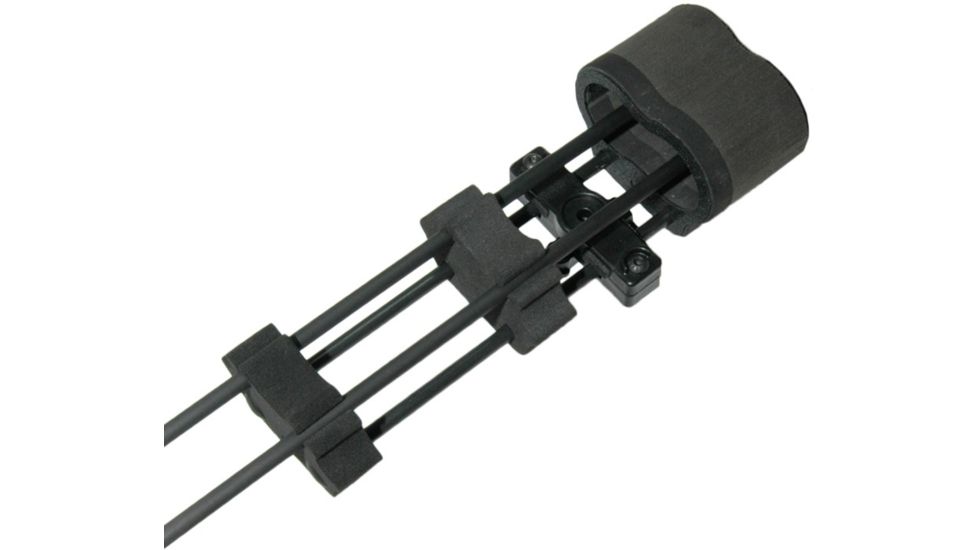 Kwikee Kwiver Kwikee Air - 2 Arrow Quiver - Curved - Black, K2AIRCBLK