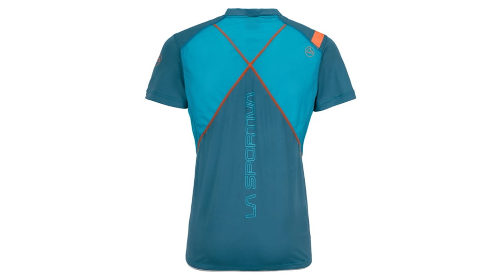 La Sportiva Blitz T-Shirt - Men's, Lake/Tropic Blue, Medium J72-607614-M