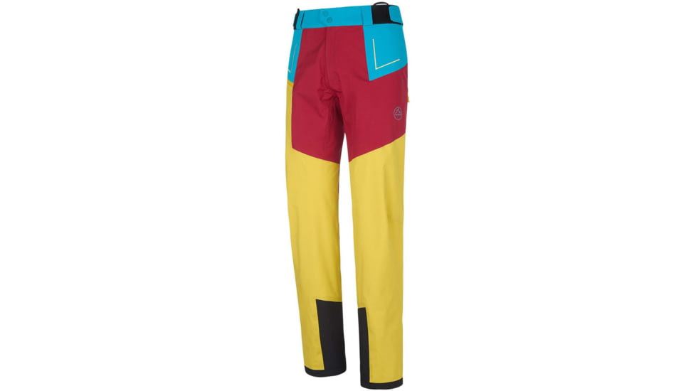La Sportiva Crizzle Evo Shell Pant - Mens, Moss/Sangria, Extra Small, L76-723320-XS