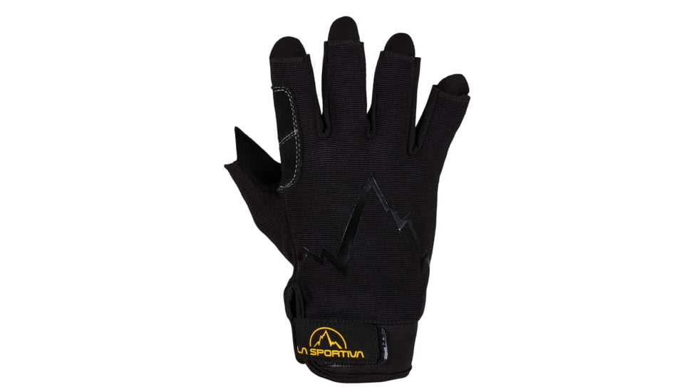 La Sportiva Ferrata Gloves, Black, Medium, Y57-999999-M