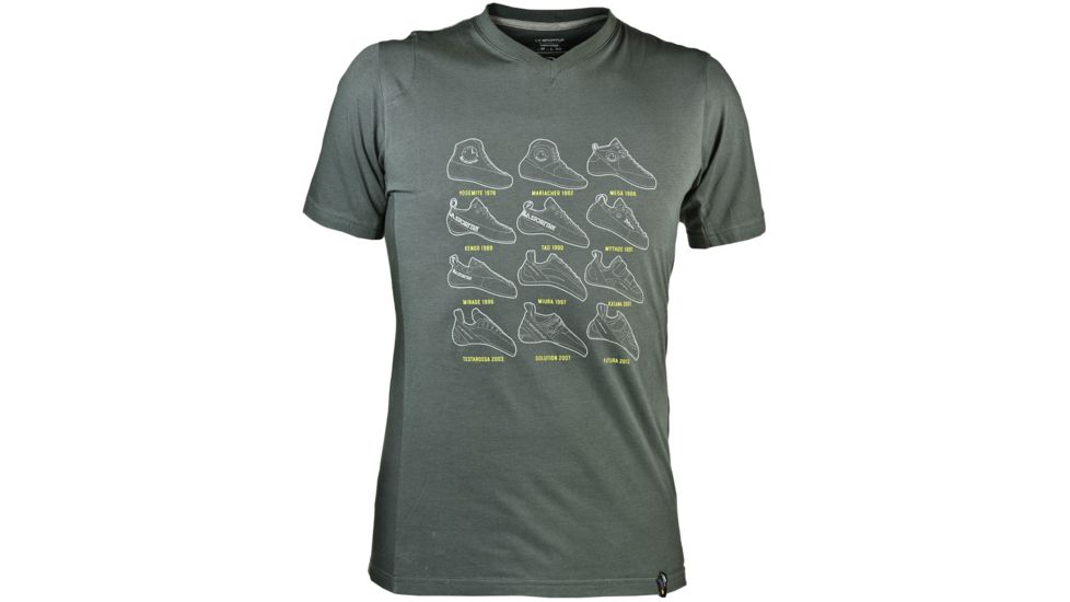 Heritage T-Shirt - Mens -Grey-X-Large