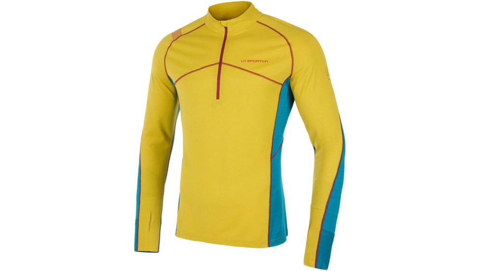 La Sportiva Swift Long Sleeve - Mens, Moss/Crystal, Extra Small, P38-723635-XS