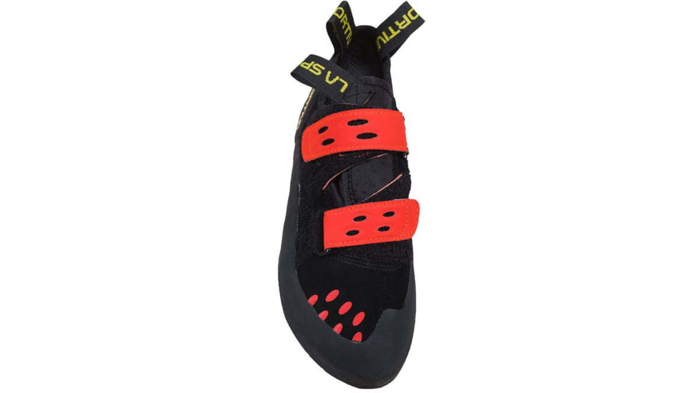 La Sportiva Tarantula Climbing Shoes - Mens, Black/Poppy, 37.5, Medium, 30J-999311-37.5