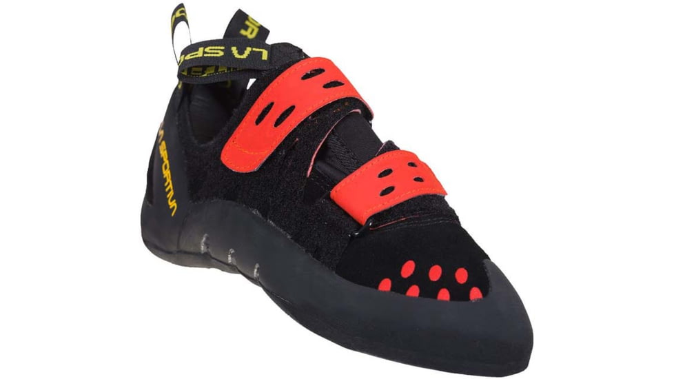 La Sportiva Tarantula Climbing Shoes - Men's, Black/Poppy, 37.5, 30J-999311-37.5