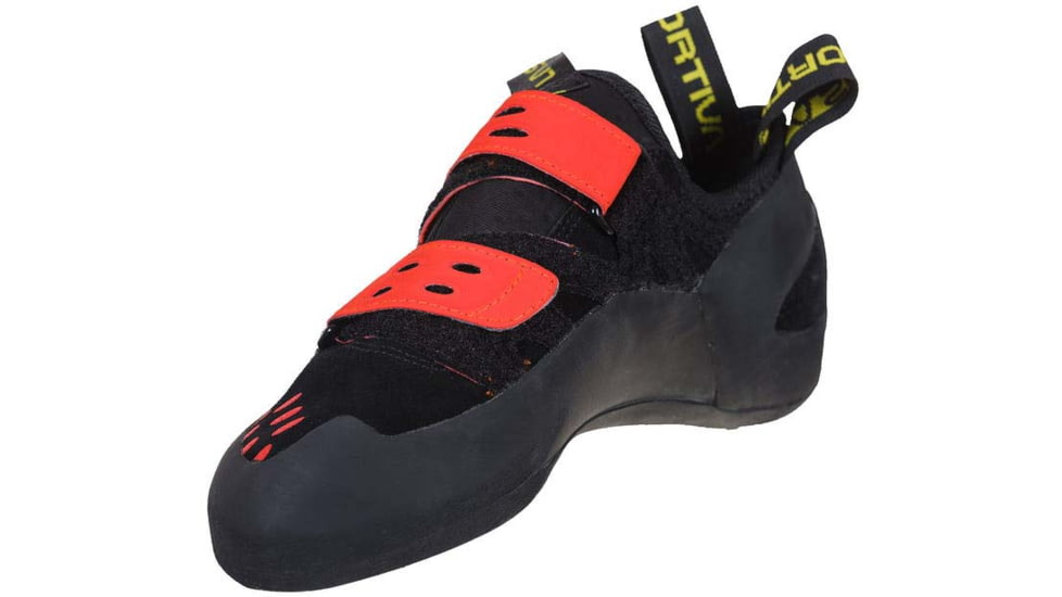 La Sportiva Tarantula Climbing Shoes - Mens, Black/Poppy, 37.5, Medium, 30J-999311-37.5