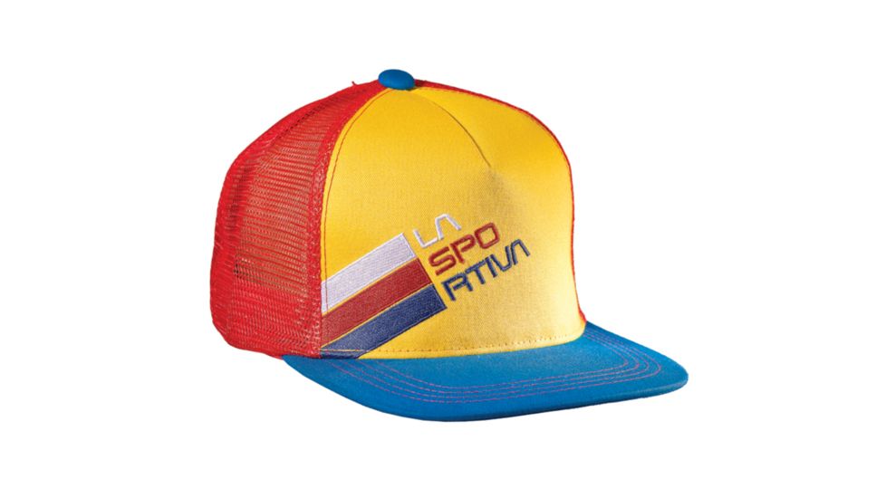 La Sportiva Trucker Hat Stripe-Yellow/Blue-L/XL