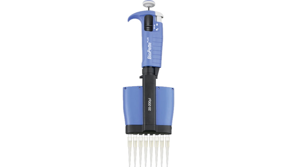 Labnet Biopette Plus 8 Channel 20 to 200mL P4808-200