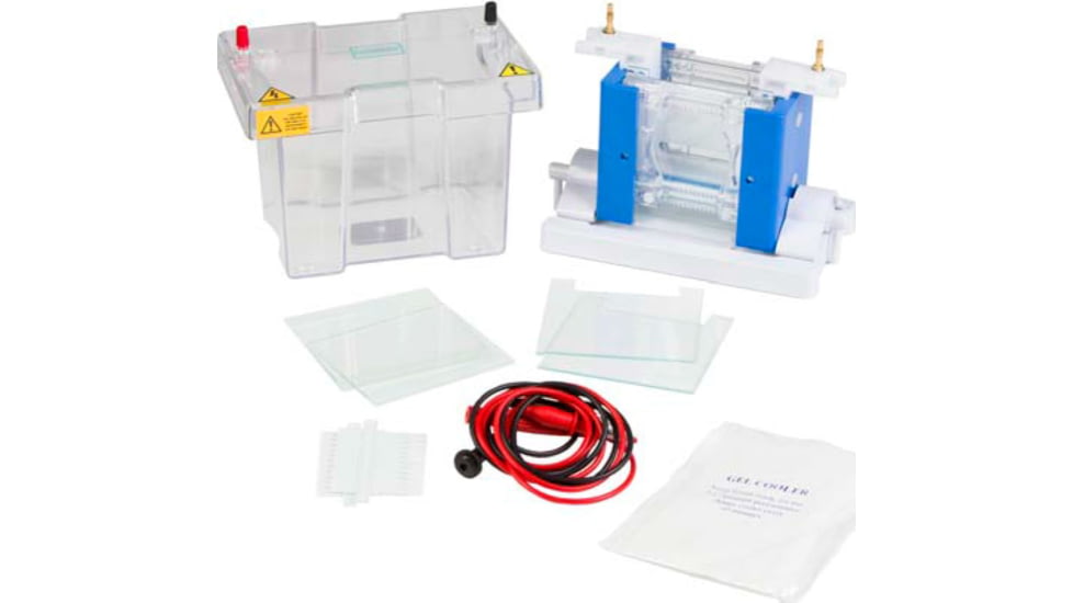 Labnet E2110-NG-2 Notched glass plate, 10 x 10cm, for use with mini vertical gel system, 2 Pack