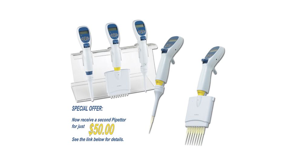 Labnet Excel Electronic Pipette, 2-20µl. Twelve Channel P3612L-20