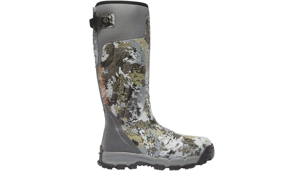 LaCrosse Alpha Burly Pro Boot, Optifade Elevated II, Uninsulated, 9, 376033-9