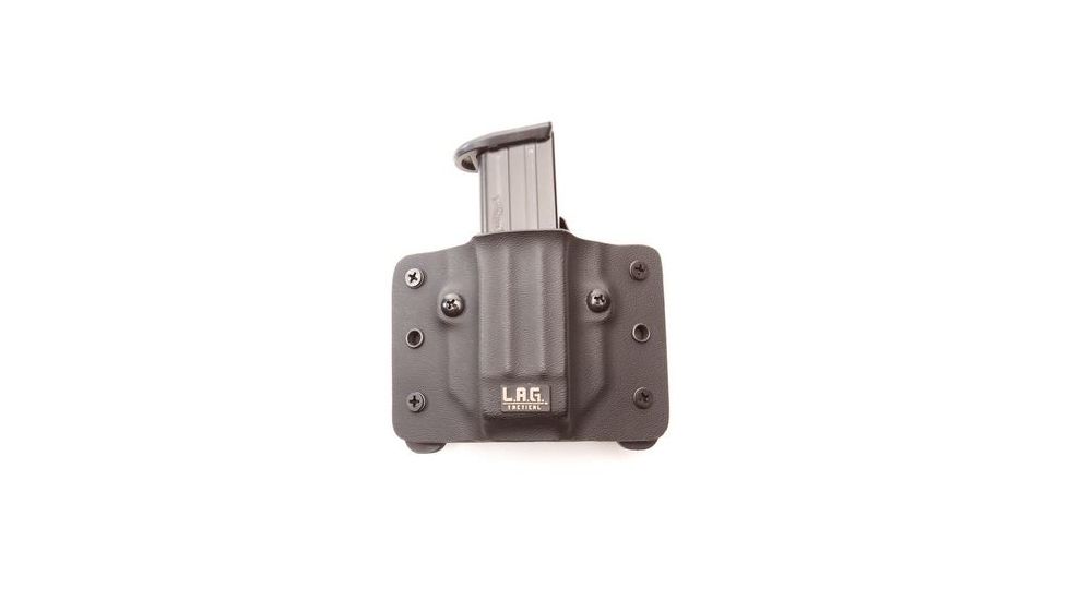 LAG Tactical Universal Dbl. Stack Mag Carrier - 9mm/.40cal, Black 30505