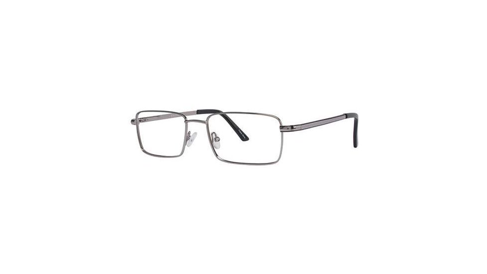 LAmy C By L'Amy 103 Progressive Prescription Eyeglasses - Frame Light Gunmetal, Size 54/18mm CYCBL10303