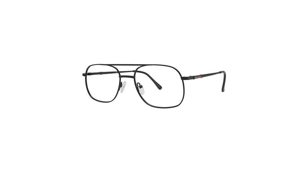 LAmy C By L'Amy 607 Progressive Prescription Eyeglasses - Frame Semi Matte Black, Size 55/19mm CYCBL60703
