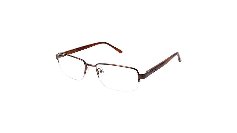 LAmy C by L'AMY 615 Bifocal Prescription Eyeglasses - Frame BROWN CYCBL61503