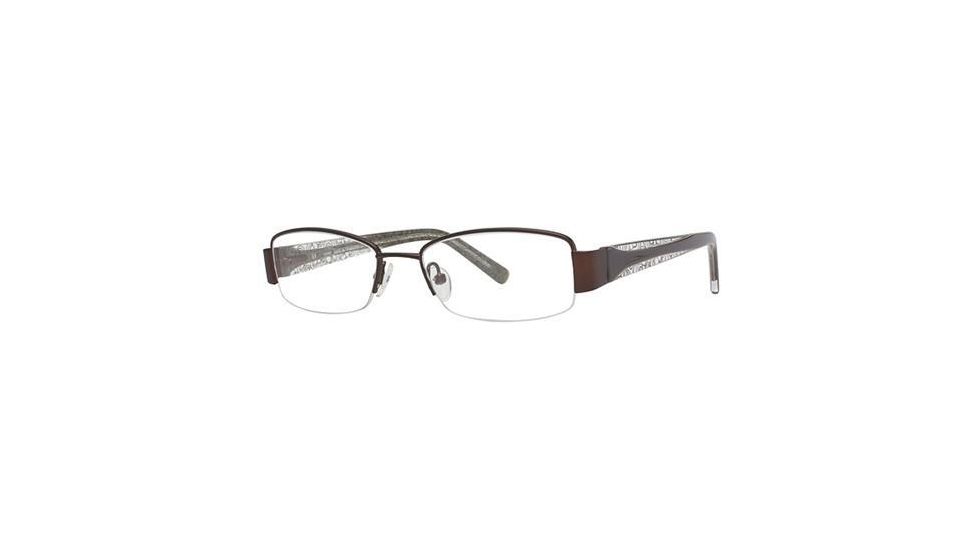 LAmy Justine Bifocal Prescription Eyeglasses - Frame Brown/Green, Size 50/17mm LYJUSTINE02