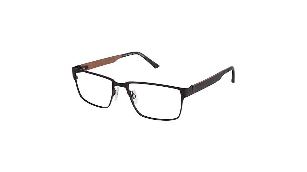 LAmy NU005 Single Vision Prescription Eyeglasses - Frame BLACK, Size 55/17mm LYNU00501
