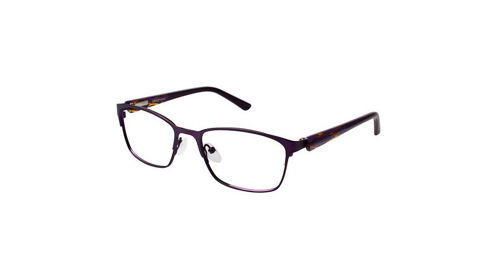 LAmy Veronique Eyeglass Frames - Frame MATTE EGGPLANT, Size 50/17mm LYVERONIQUE02