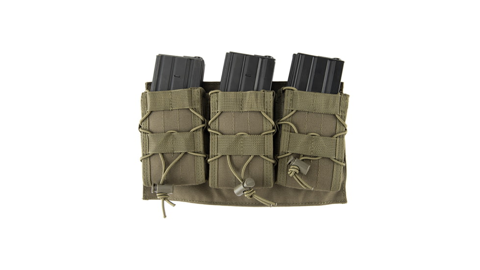 Lancer Tactical 1000D Nylon MOLLE Triple AR Mag Pouch, Olive Drab, CA-1843GN