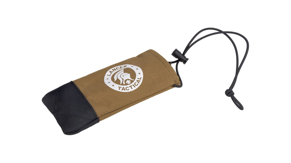 Lancer Tactical Airsoft Barrel Cover w/ Bungee Cord, Tan, CA-2230T