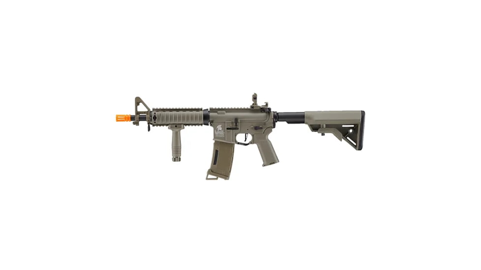 Lancer Tactical Gen 3 MK18 MOD 0 Field M4 Airsoft AEG Rifle, Tan, LT-02T-G3