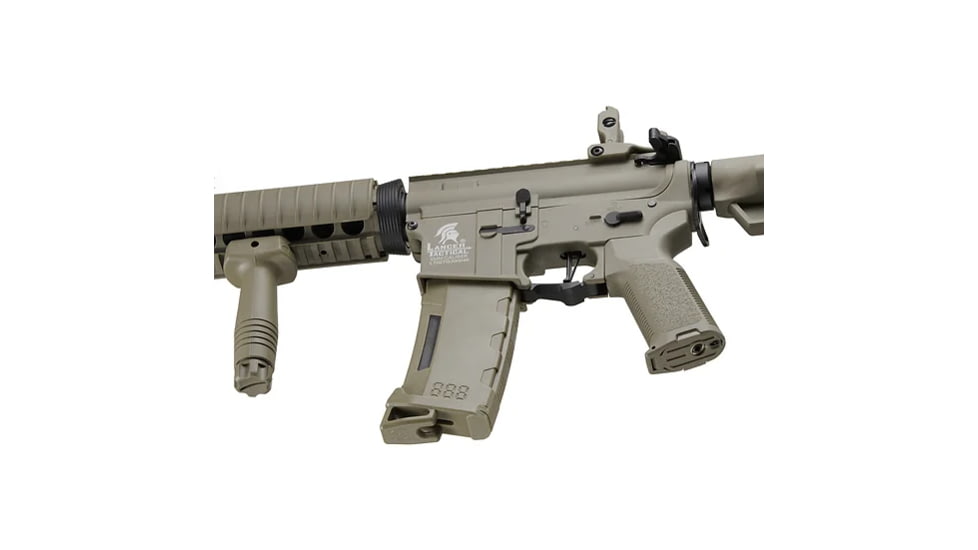 Lancer Tactical Gen 3 MK18 MOD 0 Field M4 Airsoft AEG Rifle, Tan, LT-02T-G3