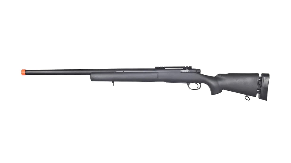 Lancer Tactical M24 Bolt Action Spring Powered Sniper Rifle, Black, LT-28B