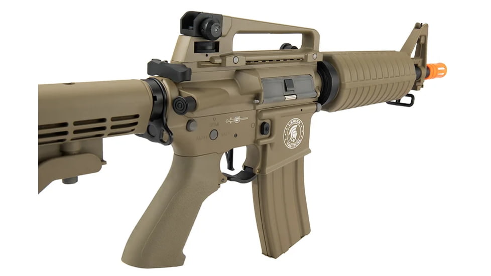 Lancer Tactical M933 Commando Proline Series Airsoft AEG, Tan, LT-01T-G2-ME