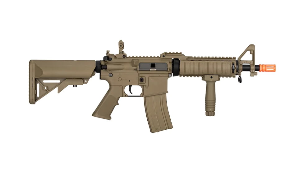Lancer Tactical MK18 Nylon Polymer MOD 0 AEG Airsoft Rifle, Tan, LT-02CT-G2