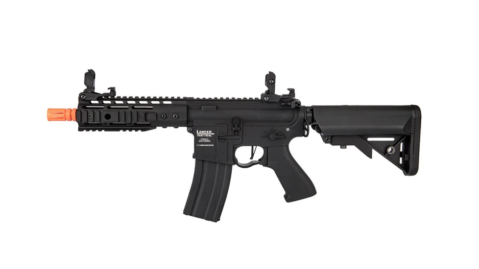 Lancer Tactical Proline 7in Keymod Rail M4 w/ Picatinny, Black, LT-14BB-G2-ME