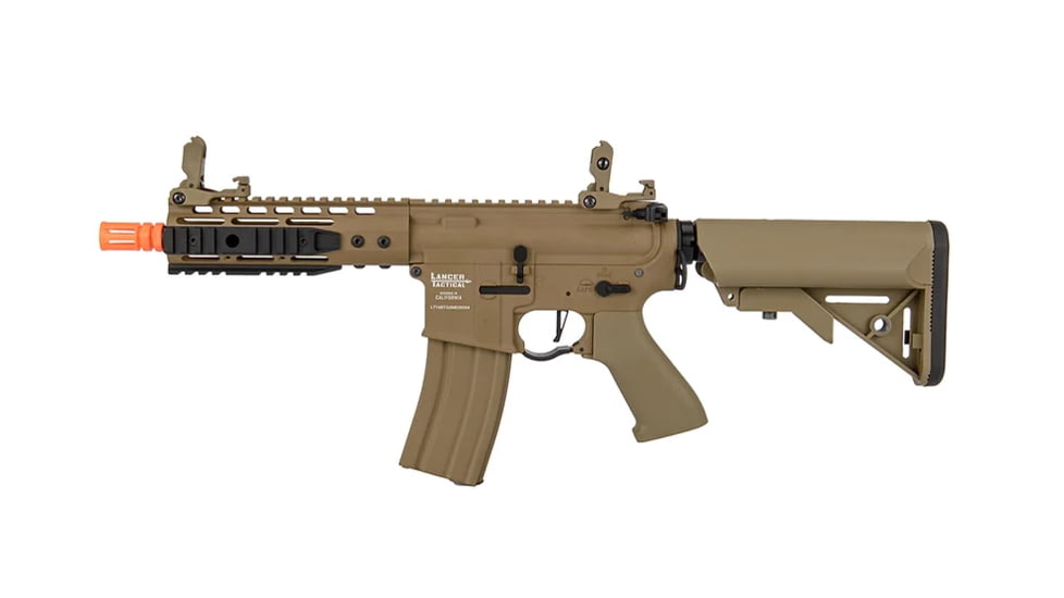 Lancer Tactical Proline 7in Keymod Rail M4 w/ Picatinny, Tan, LT-14BT-G2-ME