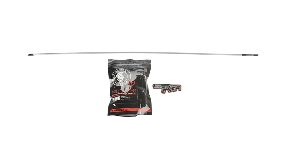 Lancer Tactical Proline Enforcer Battle Hawk 10in M4 Airsoft Rifle w/ Alpha Stock, Black, LT-34BB10-G2-ME
