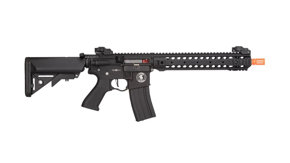 Lancer Tactical ProLine Series 12in M4 AEG Rifle, Black, LT-24B12-G2-ME