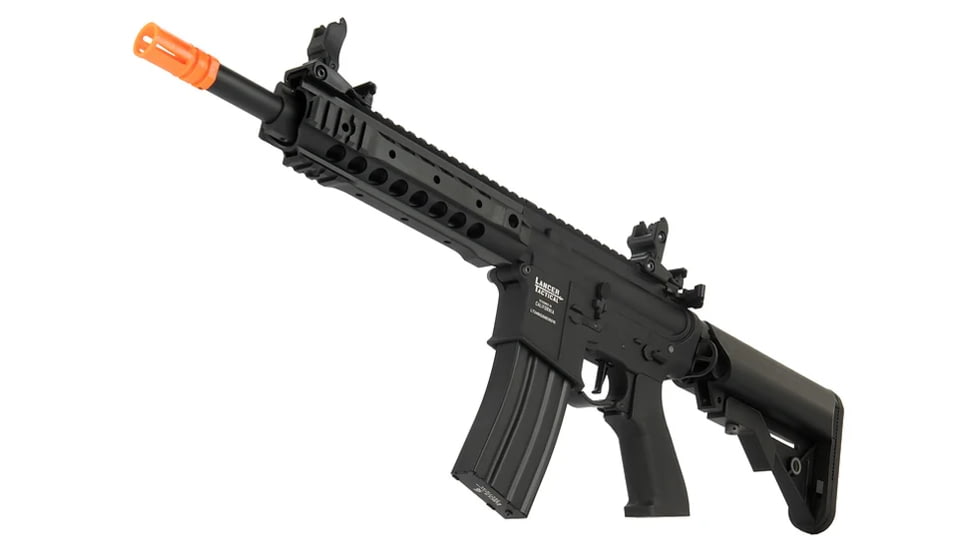 Lancer Tactical ProLine Series CQB M4 AEG Rifle, Black, LT-24B-G2-ME