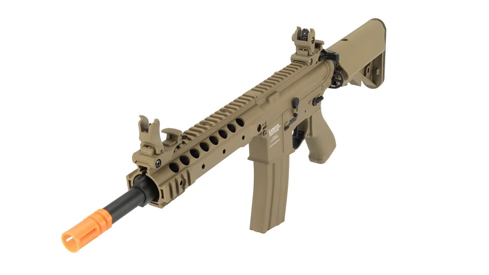 Lancer Tactical ProLine Series CQB M4 AEG Rifle, Tan, LT-24T-G2-ME