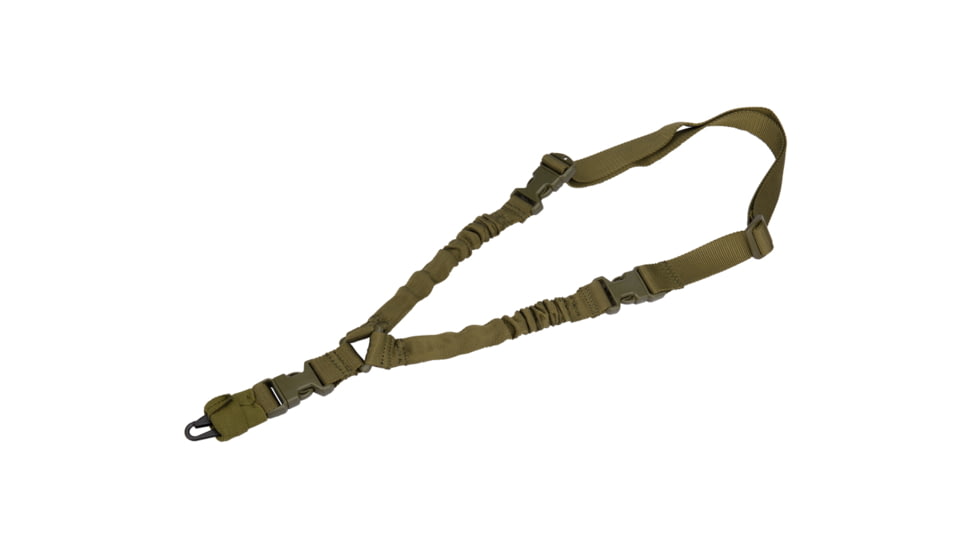 Lancer Tactical Tactical Single Point Bungee Gun Sling, Olive Drab, CA-979G