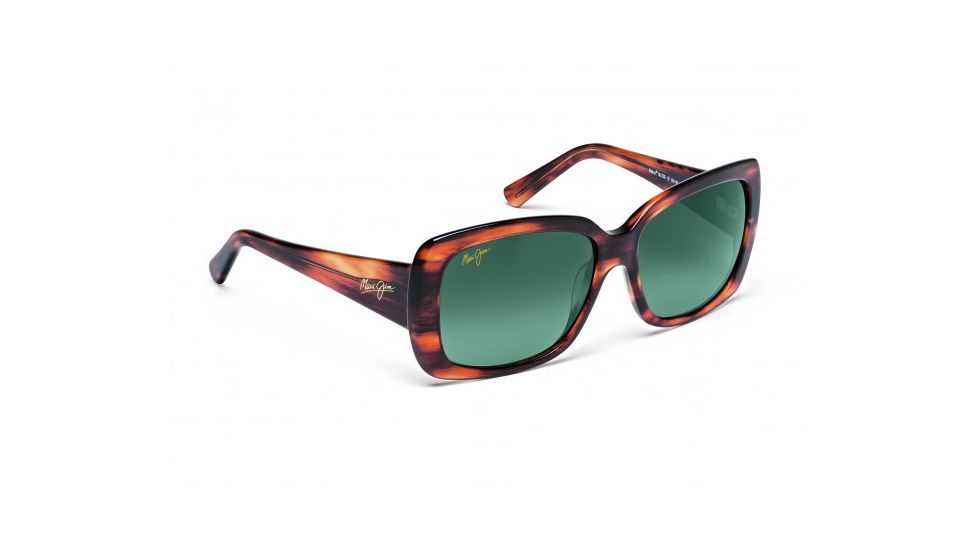 Maui Jim Lani Sunglasses w/ Koa Tortoise Frame and Neutral Grey Lenses - GS239-10K, Quarter View